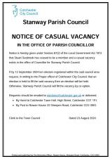 Notice of Councillor Vacancy 