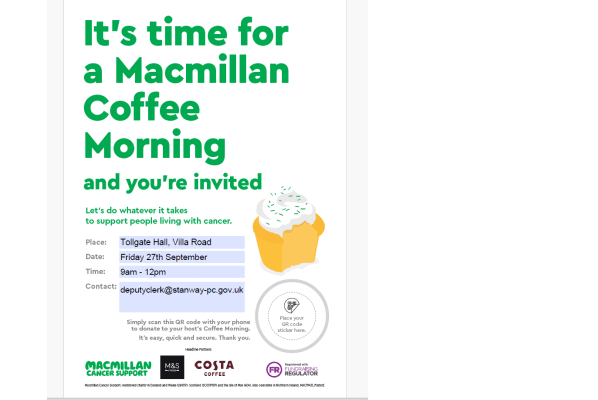 MacMillan Coffee Morning