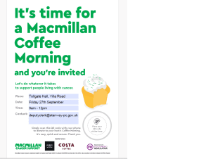 MacMillan Coffee Morning